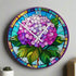 Hydrangea Suncatcher Effect Clock